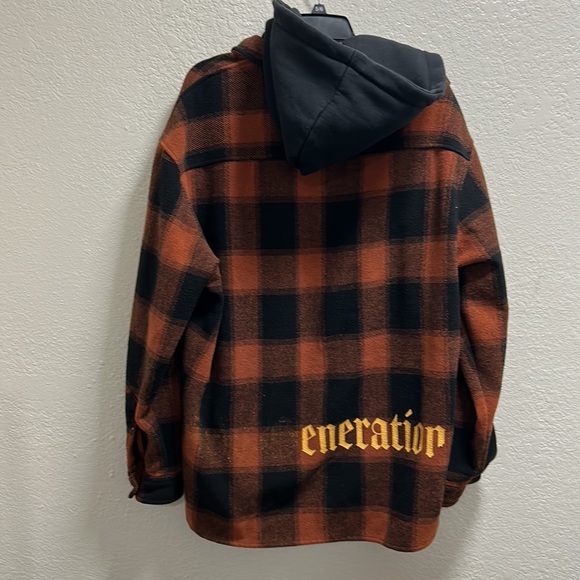 Mens Brown Flannel size xl - Picture 2 of 5